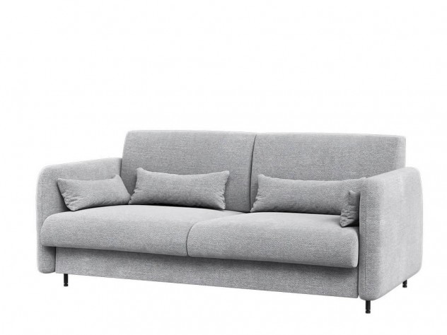 BED CONCEPT BC-19 sofa tapicerowana 160 szara do BC-12 dąb artisan