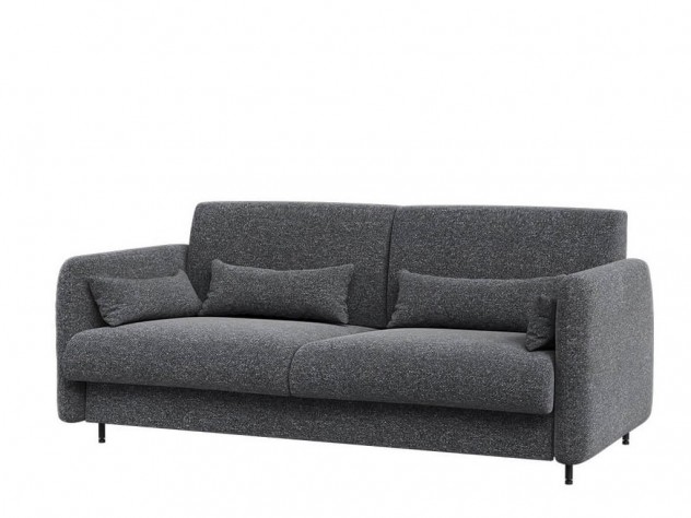 BED CONCEPT BC-18 sofa tapicerowana 140 grafitowa do BC-01 dąb artisan