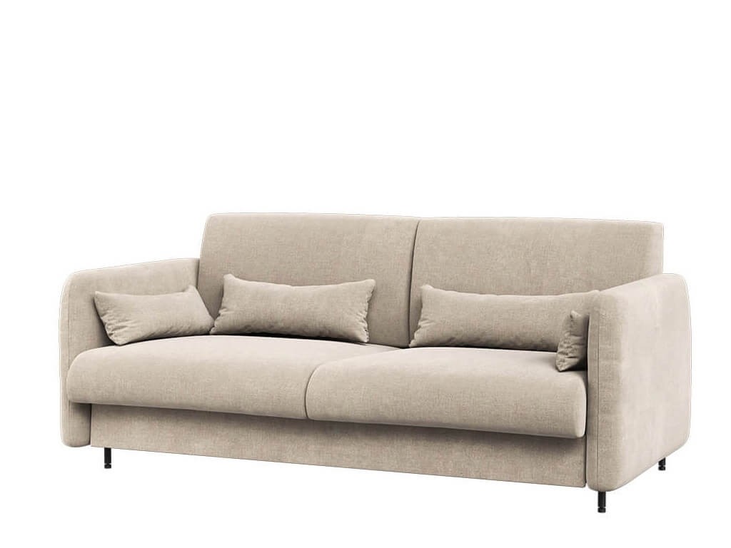 BED CONCEPT BC-18 sofa tapicerowana 140 beżowa do BC-01 dąb artisan