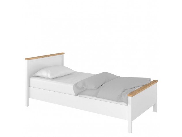 łóżko z komfortowym materacem bonellowym